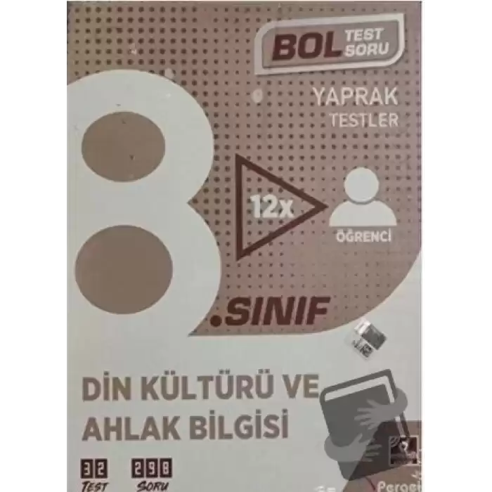 8. Sınıf Din Kültürü ve Ahlak Bilgisi Kutu Test