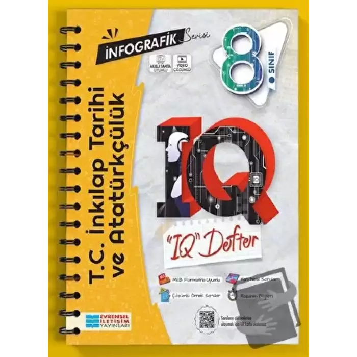 8. Sınıf İnfografik Serisi T.C. İnkılap Tarihi ve Atatürkçülük IQ Defter