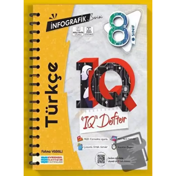 8. Sınıf İnfografik Serisi Türkçe IQ Defter