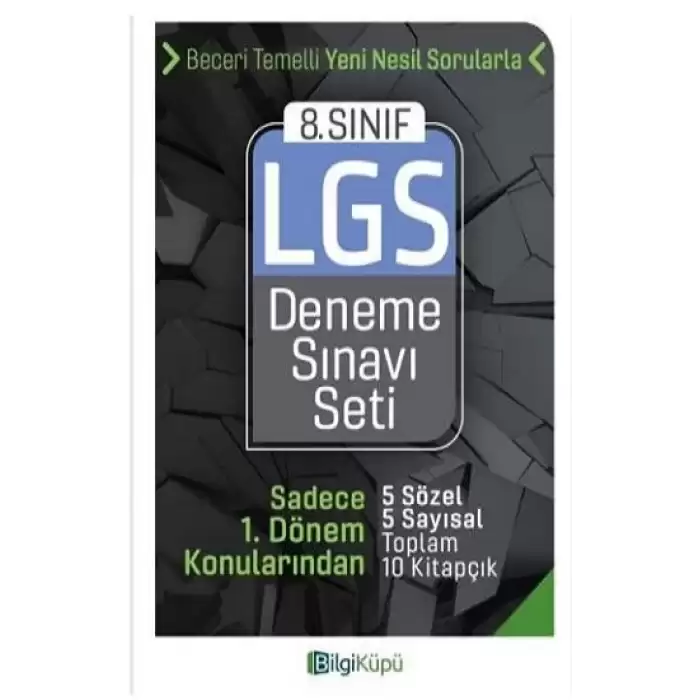 8. Sınıf LGS Deneme Sınavı Seti