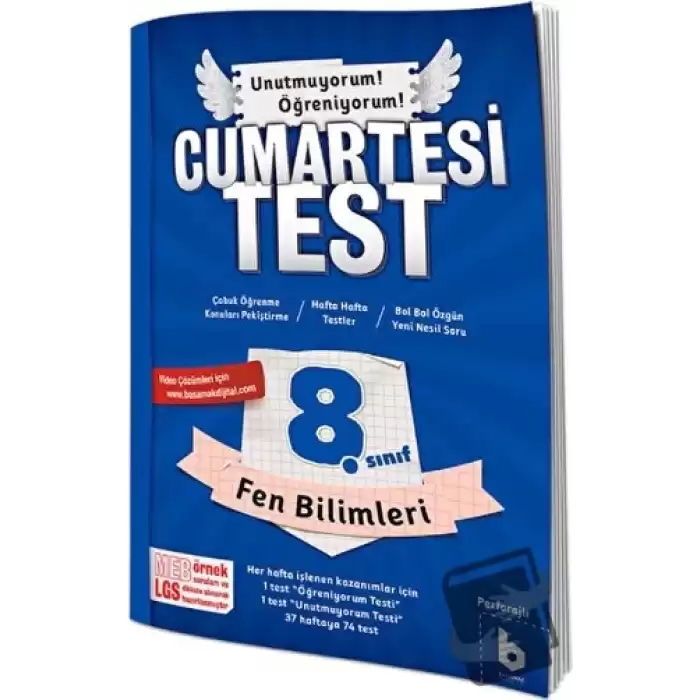 8. Sınıf LGS Fen Bilimleri Cumartesi Test