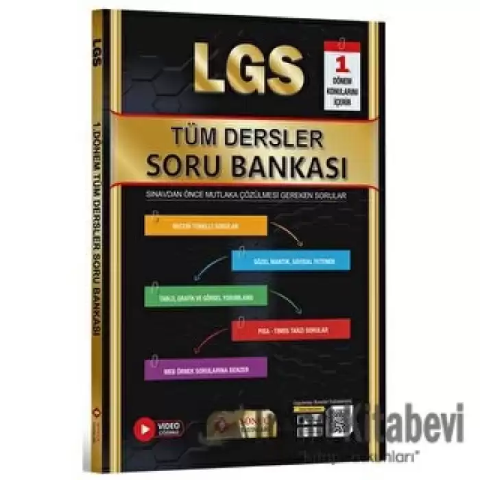 8. Sınıf LGS Tüm Dersler Soru Bankası 1.Dönem