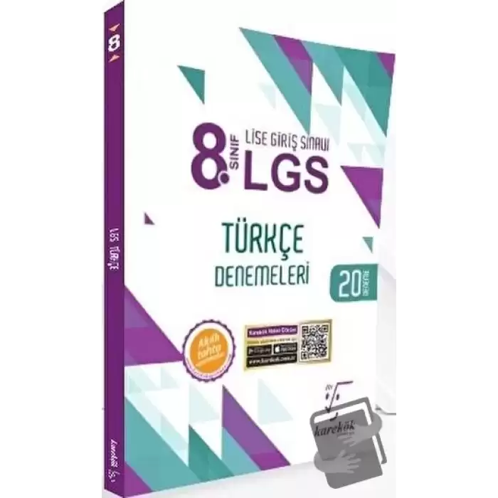 8. Sınıf LGS Türkçe 20li Deneme Sınavı