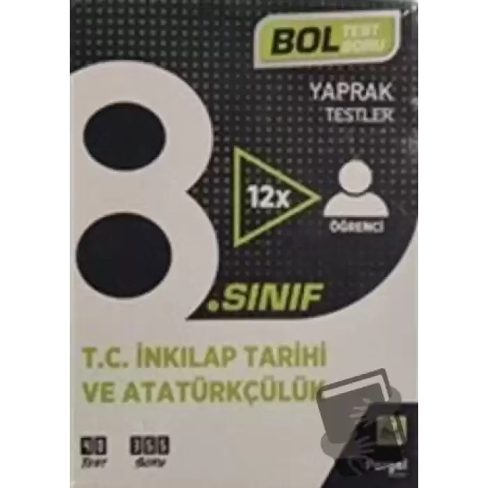 8. Sınıf T.C. İnkılap Tarihi ve Atatürkçülük Kutu Test