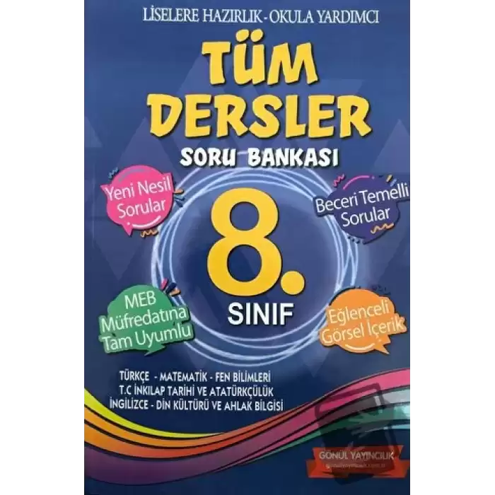 8. Sınıf Tüm Dersler Soru Bankası