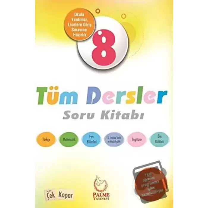 8. Sınıf Tüm Dersler Soru Kitabı