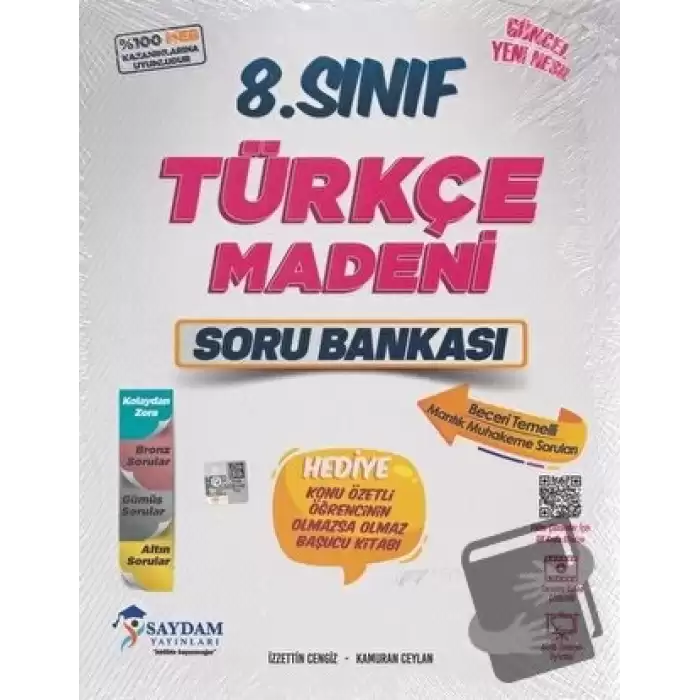 8. Sınıf Türkçe Madeni Soru Bankası