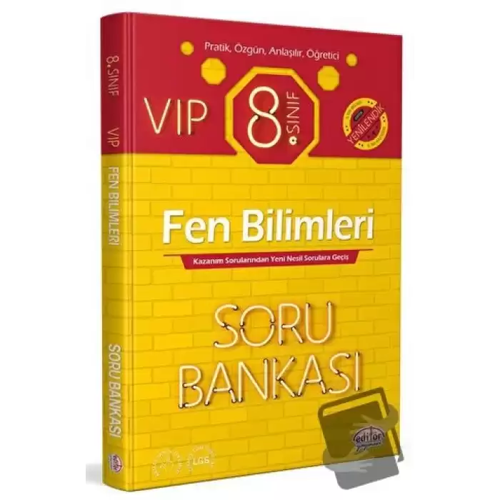 8. Sınıf VIP Fen Bilimleri Soru Bankası