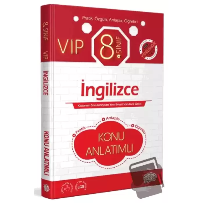 8. Sınıf VIP İngilizce Konu Anlatımlı