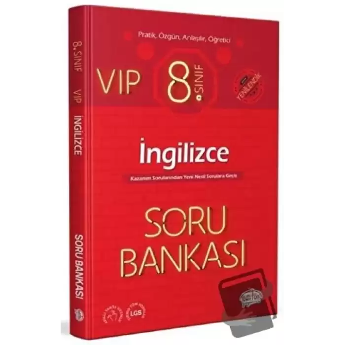 8. Sınıf VIP İngilizce Soru Bankası