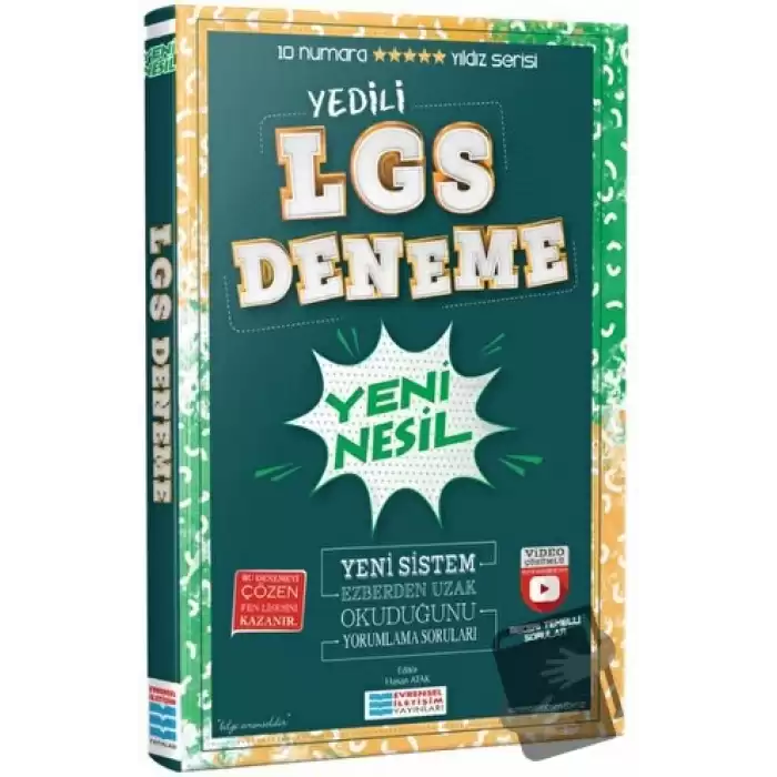 8. Sınıf Yeni Nesil LGS Yedili Deneme