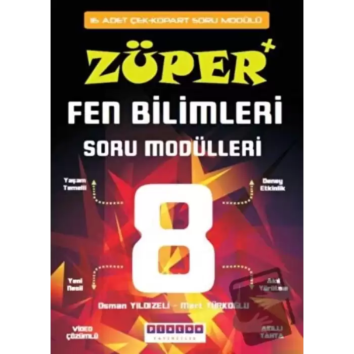 8. Sınıf Züper Fen Bilimleri Soru Modülleri