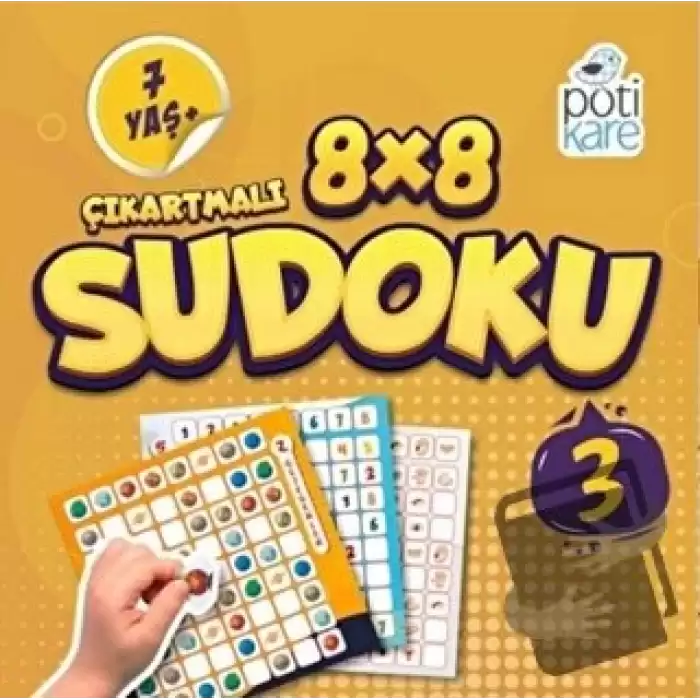 8x8 Çıkartmalı Sudoku 3