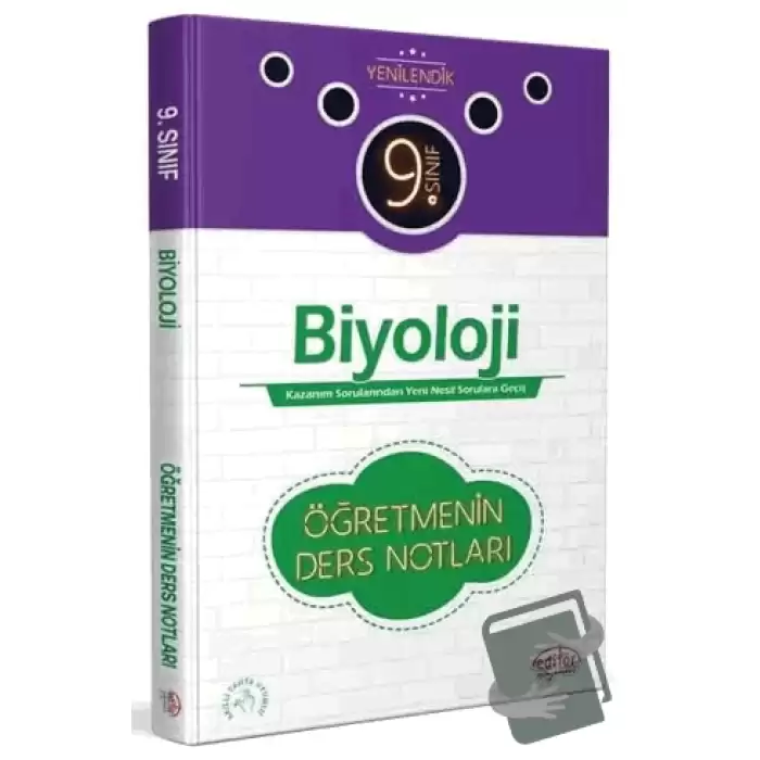 9. Sınıf Biyoloji Öğretmenin Ders Notları