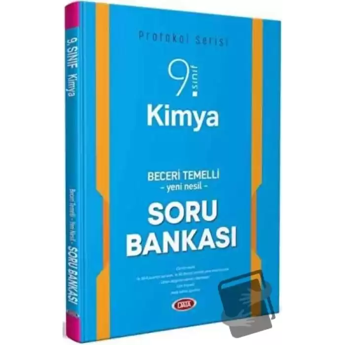 9. Sınıf Kimya Beceri Temelli Soru Bankası Protokol Serisi