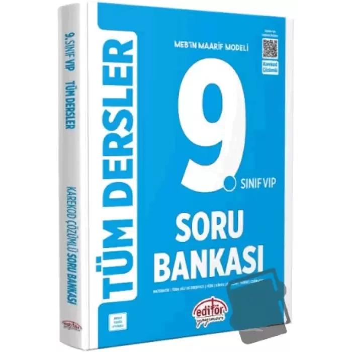 9. Sınıf VIP Tüm Dersler Soru Bankası