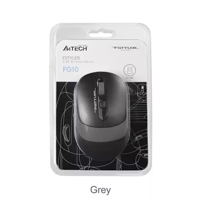 A4 Tech Fg10 Gri Nano Kablosuz Optik 2000 Dpı Mouse