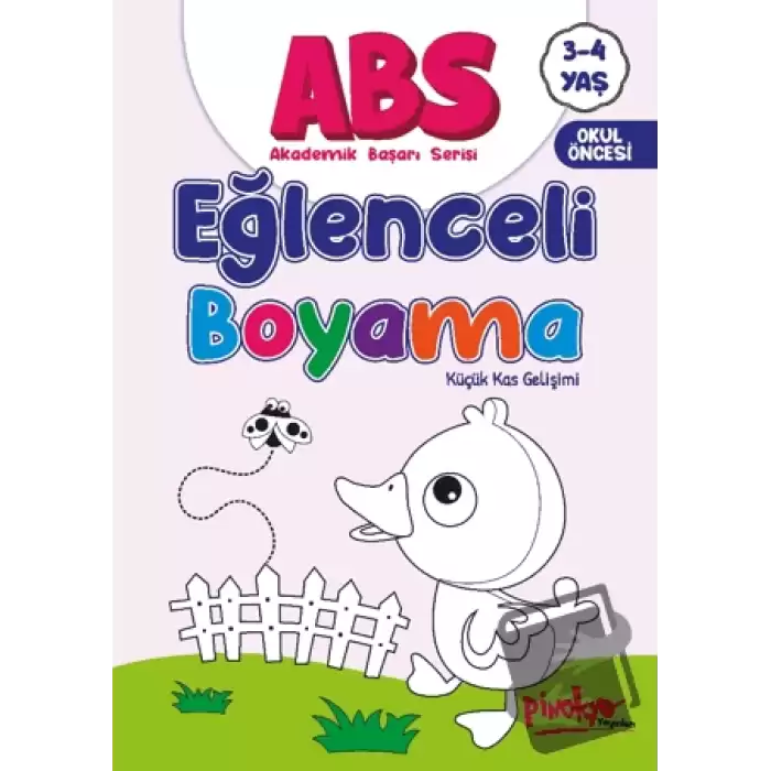 ABS 3-4 Yaş Eğlenceli Boyama