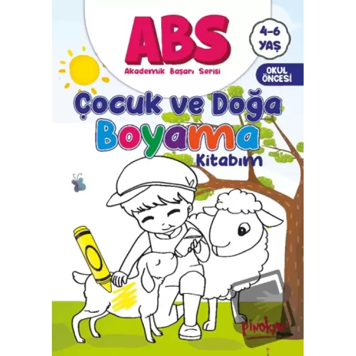 ABS 4-6 Yaş Çocuk ve Doğa Boyama Kitabım