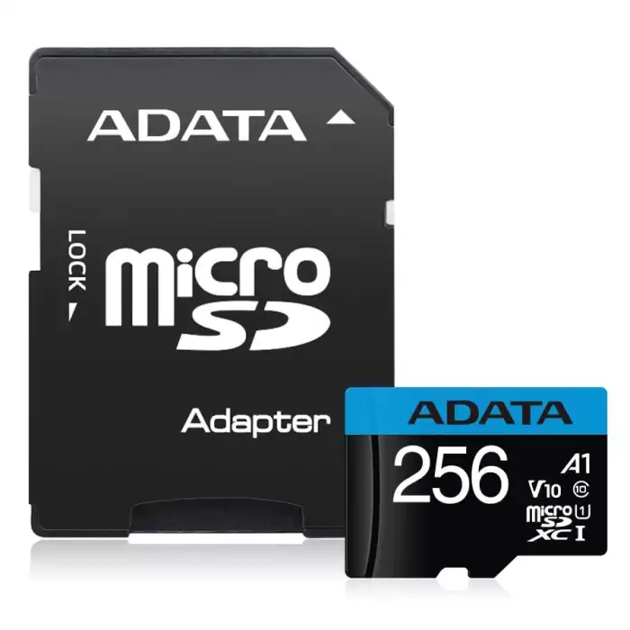 Adata 256Gb Premier Microsdxc Card With Adapter Uhs-I Class10 V10 Hafıza Kartı