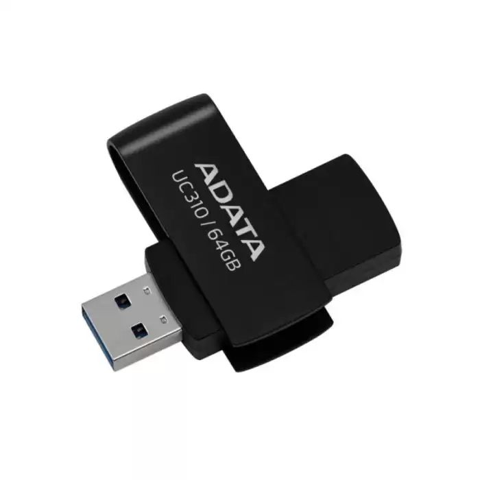 Adata Uc310-64Gb 64Gb Usb3.2 Gen1 Black Flash Bellek