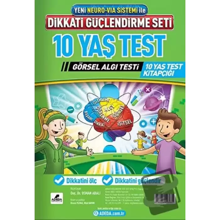 Adeda - DGS Dikkati Güçlendirme Seti 10 Yaş Test Görsel Algı Testi