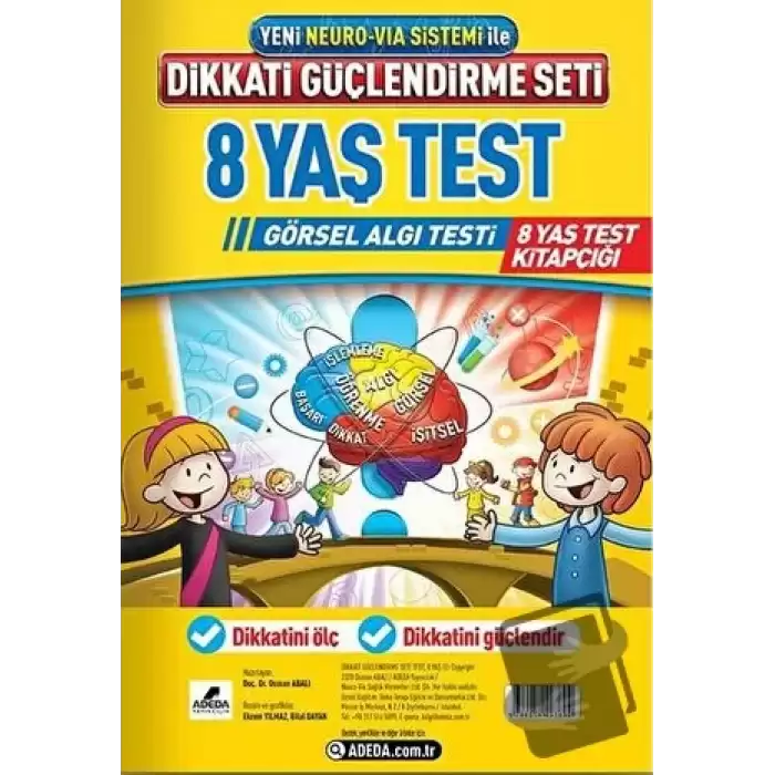 Adeda DGS Dikkati Güçlendirme Seti 8 Yaş Test Görsel Algı Testi