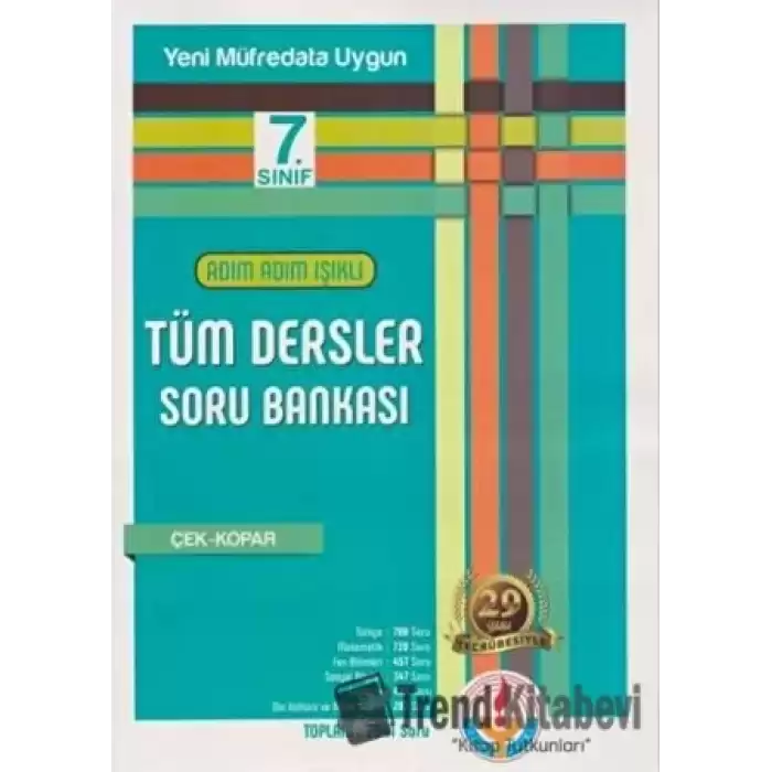 Adım Adım 7. Sınıf Tüm Dersler Soru Bankası