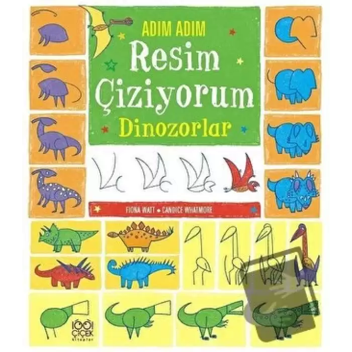 Adım Adım Resim Çiziyorum - Dinozorlar