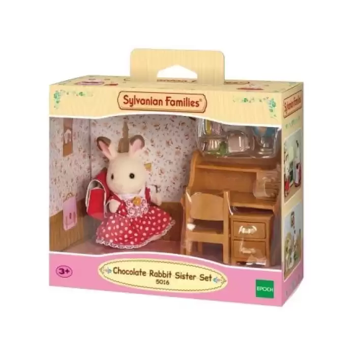 Adore Oyuncak Sylvanian Families Kar Tavşan Kız Ve Çalışma Masası Ese5679