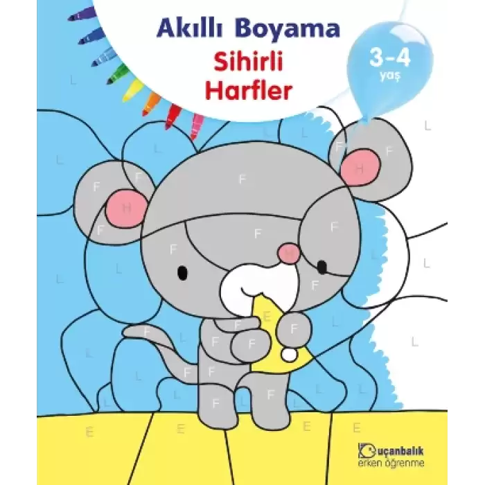 Akıllı Boyama - Sihirli Harfler 3-4 Yaş