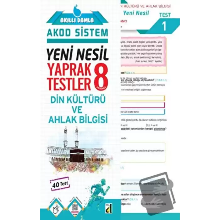 Akıllı Damla Din Kültürü Ve Ahlak Bilgisi Yeni Nesil Yaprak Testler - 8. Sınıf