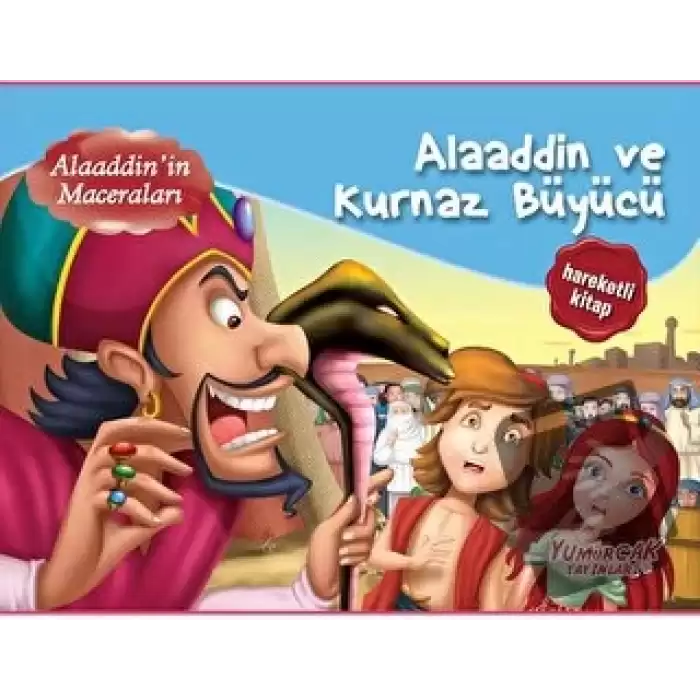 Alaaddin ve Kurnaz Büyücü - Üç Boyutlu Kitap (Ciltli)