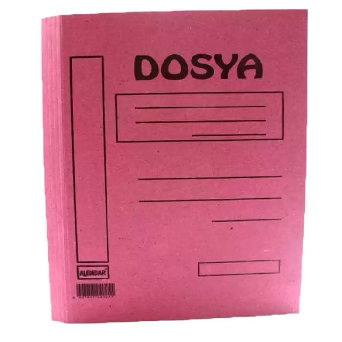 Alemdar Tam Kapak Dosya Pembe - 50li Paket