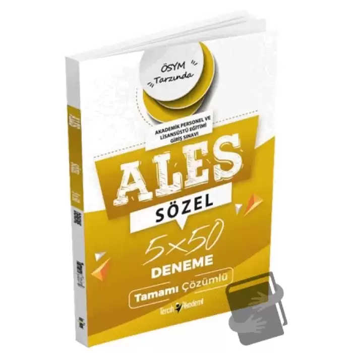 ALES Sözel 5x50 Deneme Tamamı Çözümlü