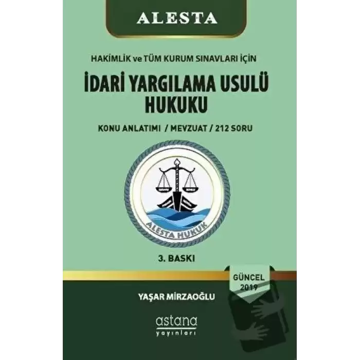 Alesta İdari Yargılama Usulü Hukuku 2020