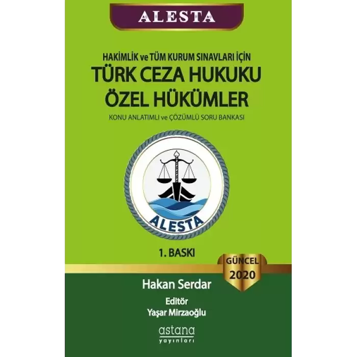 Alesta Türk Ceza Hukuku Özel Hükümler