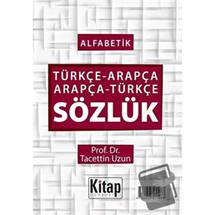 Alfabetik Türkçe-Arapça Arapça-Türkçe Sözlük