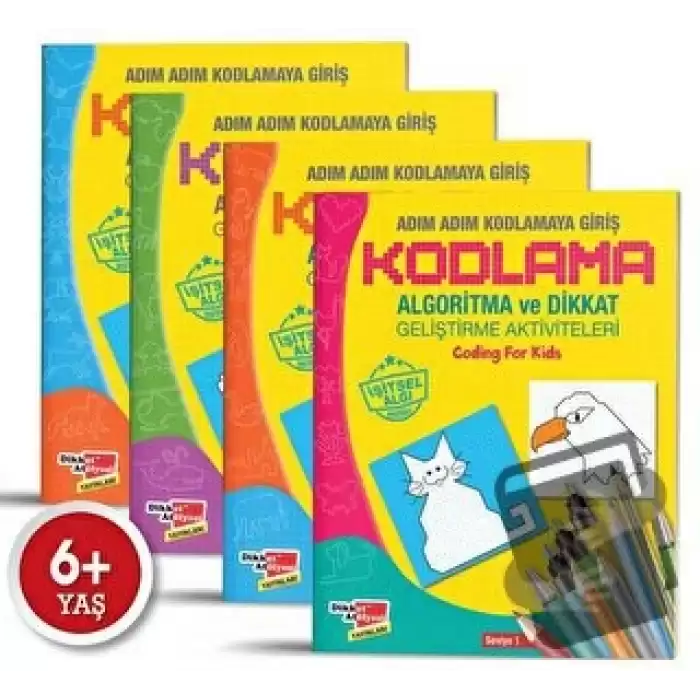 Algoritma Temelli Adım Adım Kodlama 4lü Set