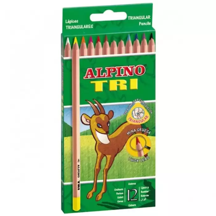 Alpino Kuru Boya Maxi Tri 12 Renk Al-2133