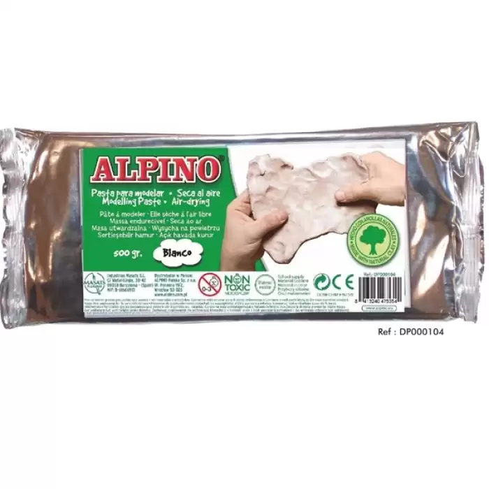 Alpino Seramik Hamuru 500 Gr Beyaz Dp000104