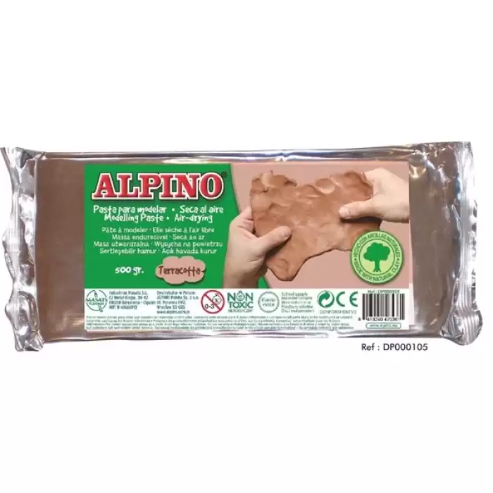 Alpino Seramik Hamuru 500 Gr Kahverengi Dp000105