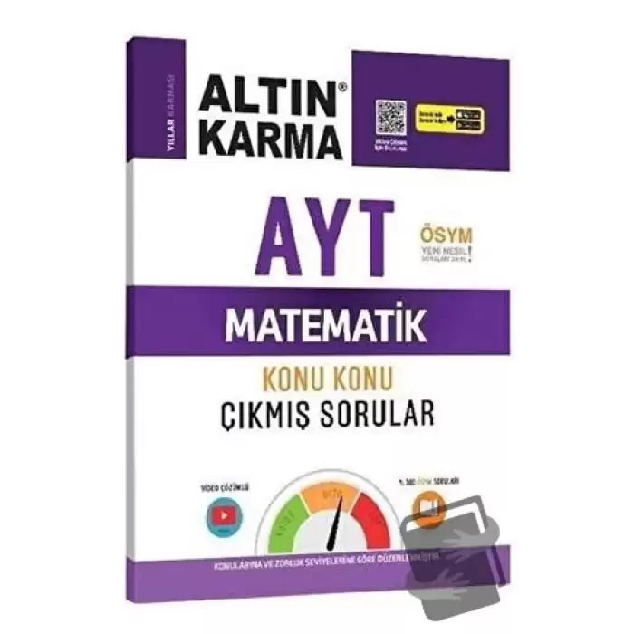 Altın Karma AYT  Matematik  Konu Konu Çıkmış Sorular