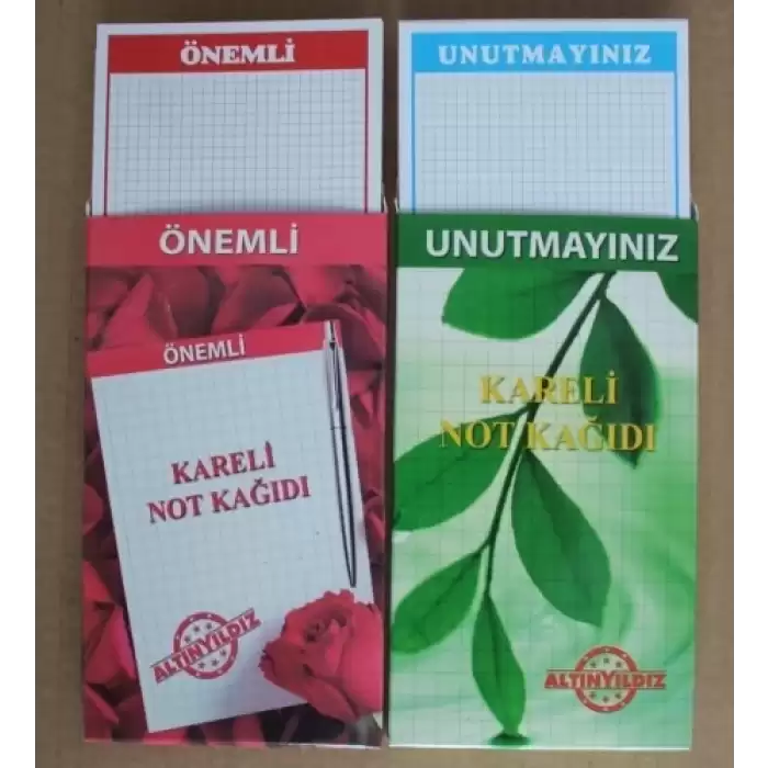 Altınyıldız Unutmayınız Kartı 50 Li - 12li Paket