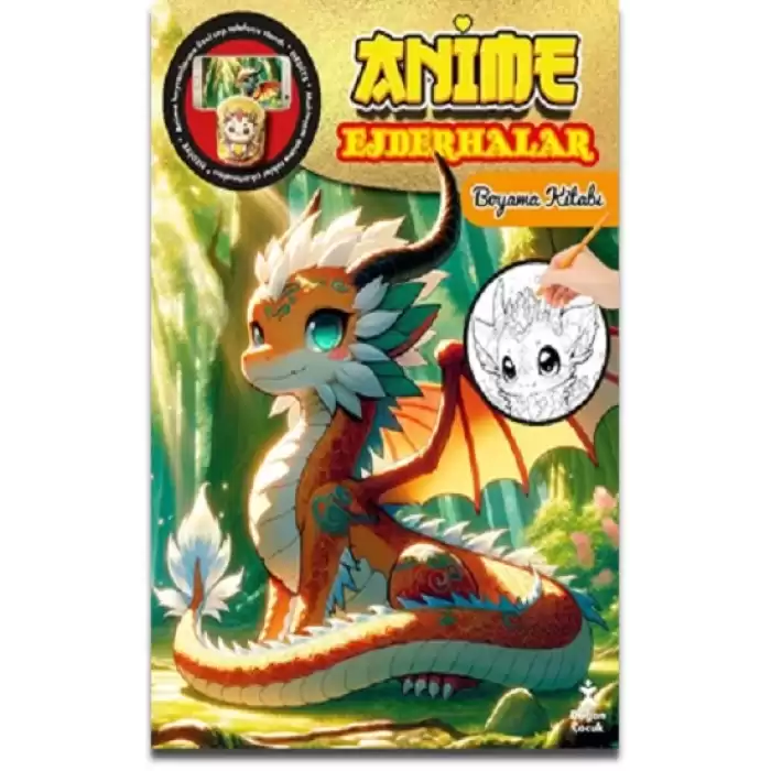 Anime Ejderhalar - Boyama Kitabı