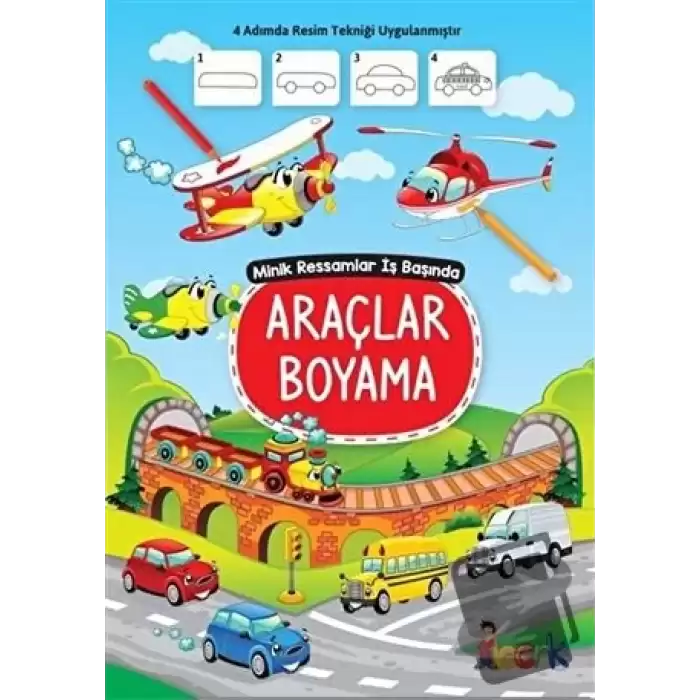 Araçlar Boyama - Minik Ressamlar İş Başında