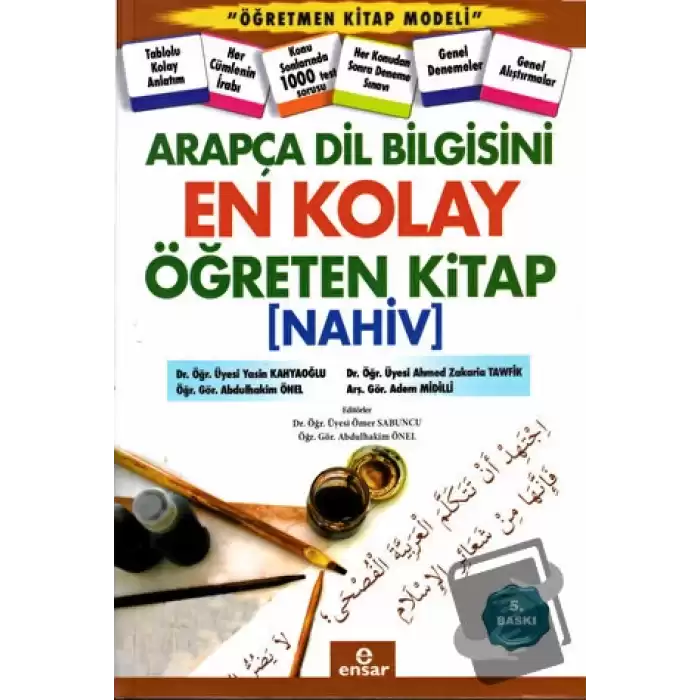 Arapça Dil Bilgisini En Kolay Öğreten Kitap (Nahiv)