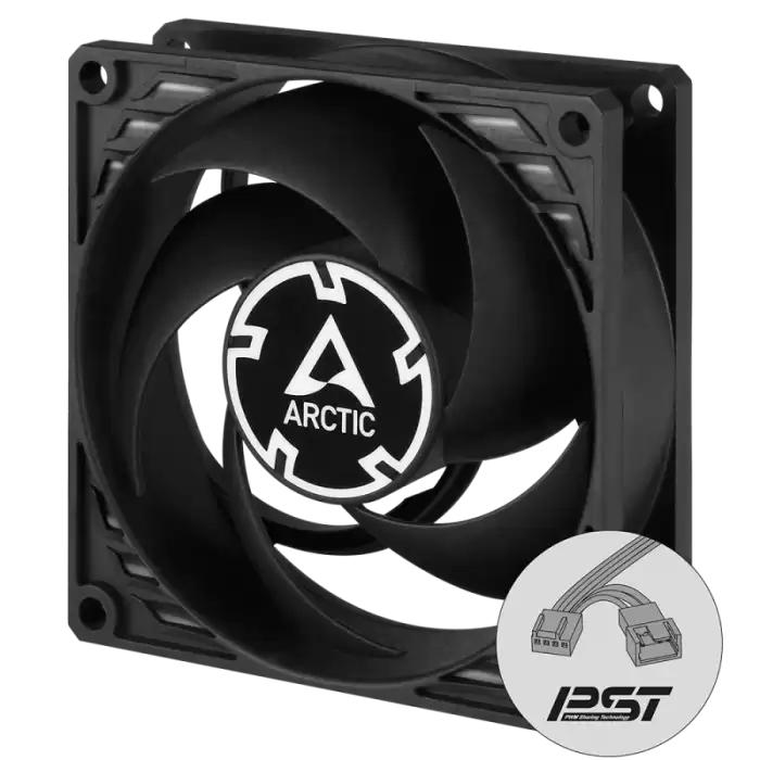 Arctıc Ar-Acfan00187A P12 Slım Pwm Pst 120Mm 2100 Rpm Siyah-Siyah Kasa Fanı