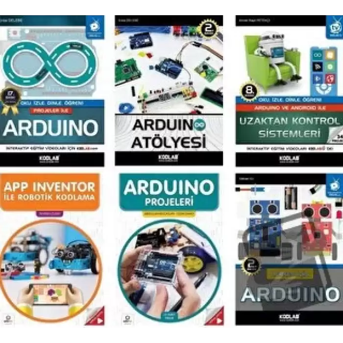 Arduino Programlama Eğitim Seti (6 Kitap Takım)