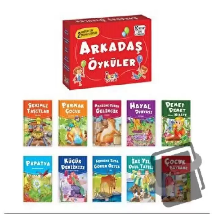 Arkadaş Öyküler (10 Kitap + Soru Kitapçığı)